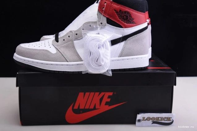 Rep MAX 1 Light Jordan High 555088-126 Air Grey Smoke OG 0813